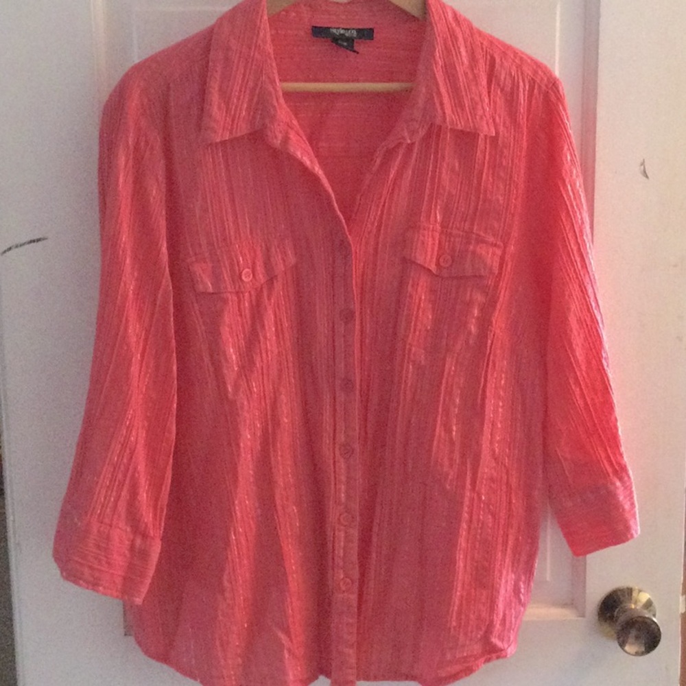 Plus size style & co. Pink blouse